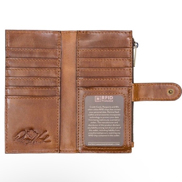 Patricia Nash Nazari Victorian Garden Bifold Wallet - Picture 3 of 5